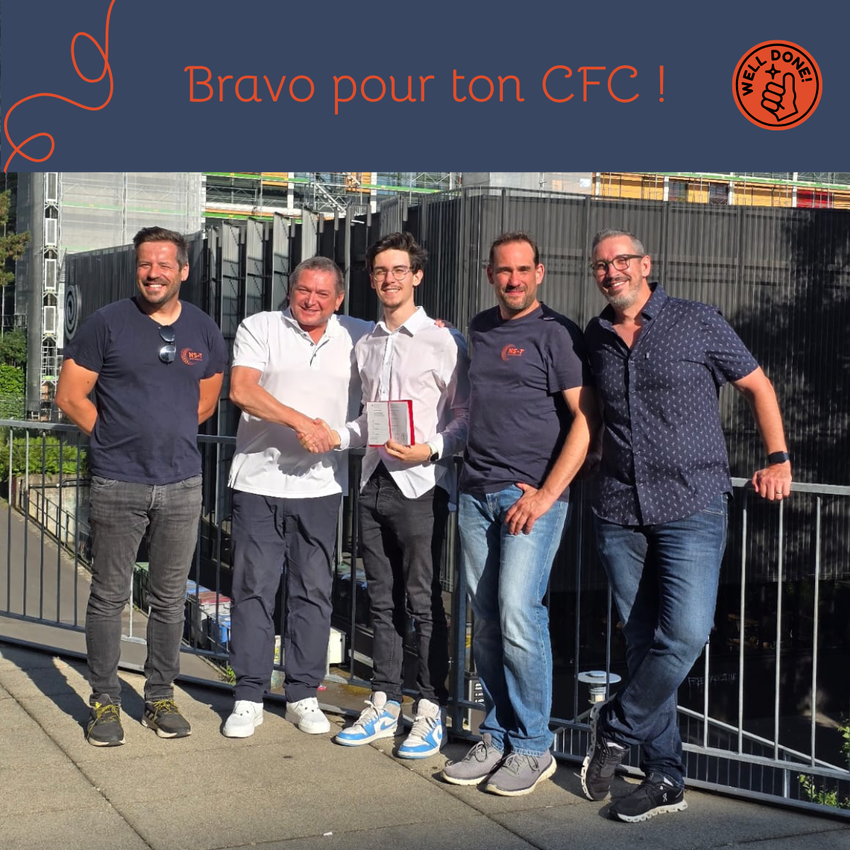 Bravo pour ton CFC !